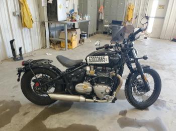 Salvage Triumph Motorcycle Bonneville