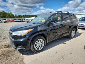  Salvage Toyota Highlander
