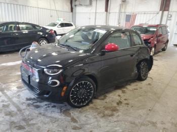  Salvage FIAT 500 E Red