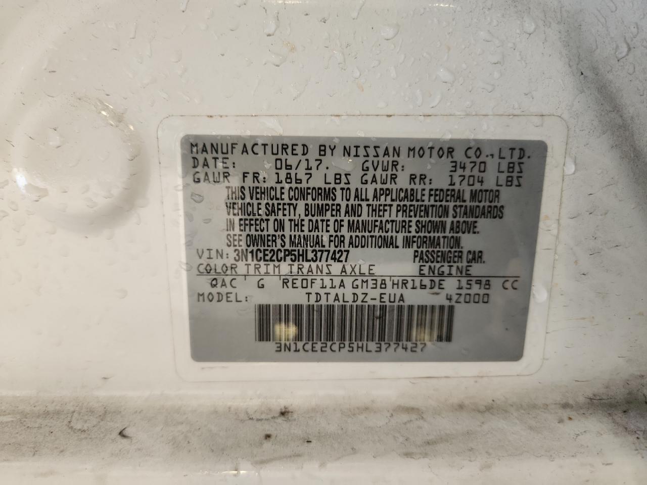 Nissan Versa S Image 12