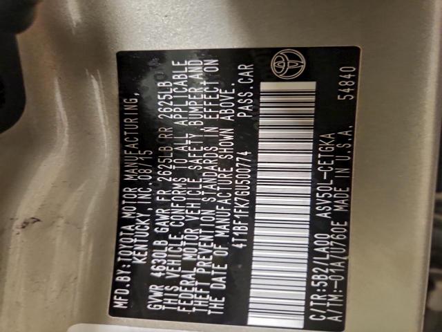 Toyota Camry Le Image 4