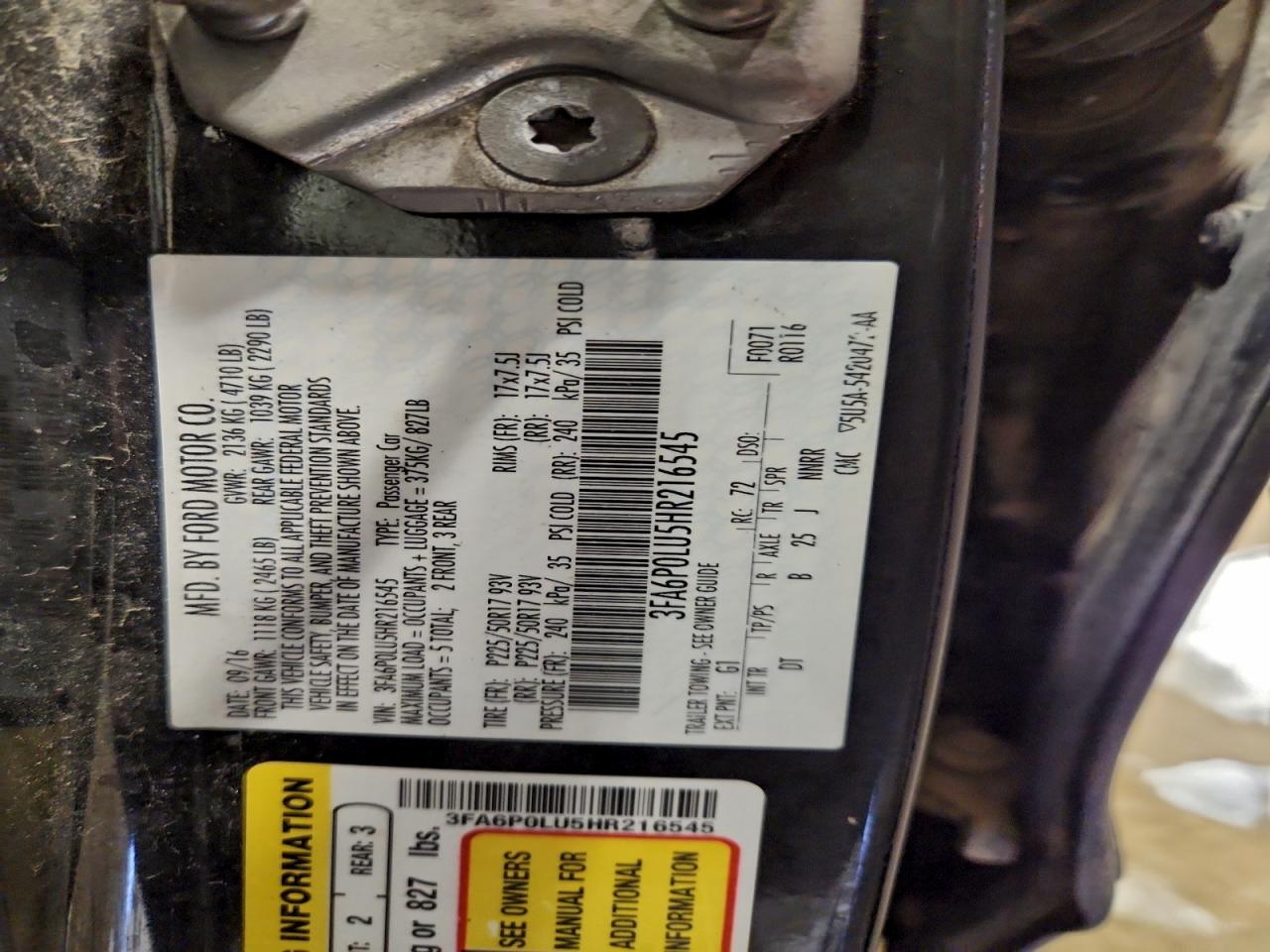 Ford Fusion Se Hybrid Image 12