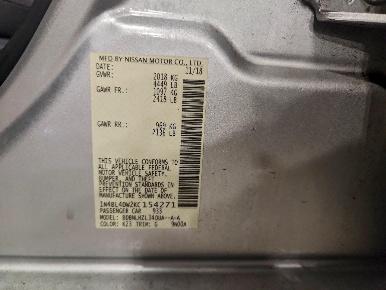 Nissan Altima Sv Image 10