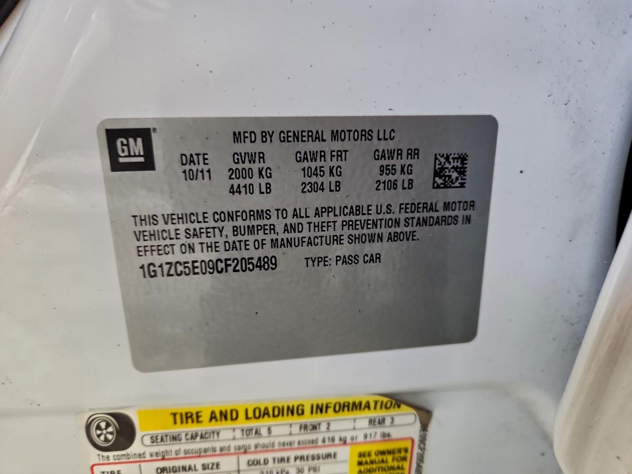 Chevrolet Malibu 1lt Image 12