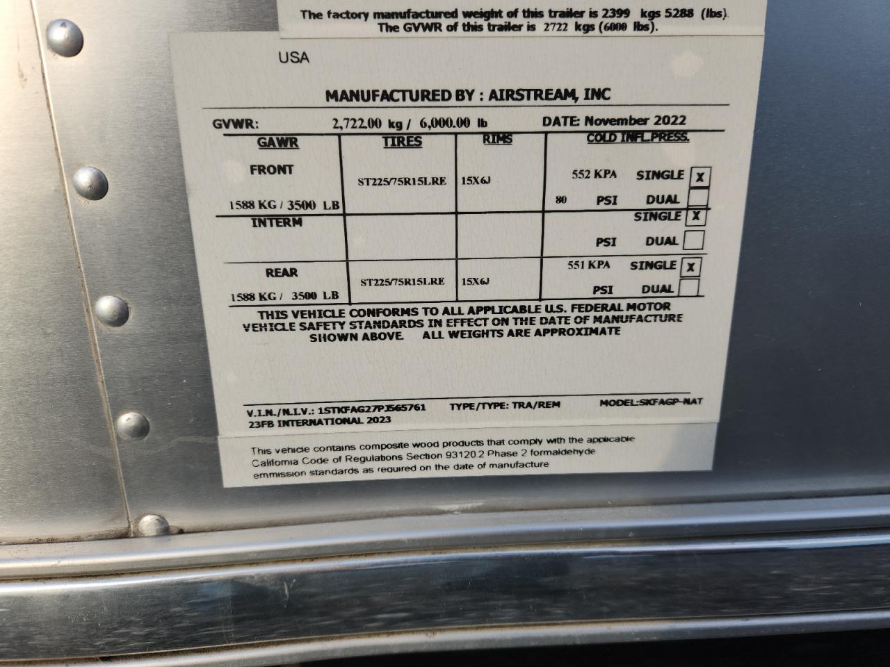 Airstream Camper Image 9