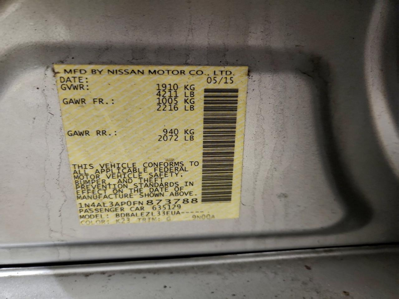 Nissan Altima 2.5 Image 10