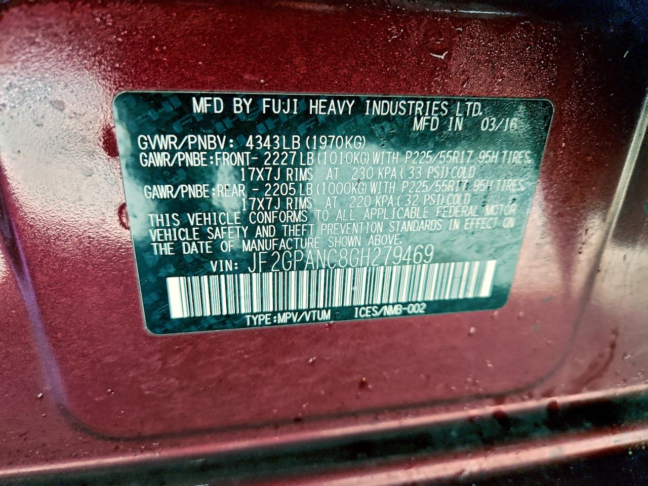 Subaru Xv Limited Image 9