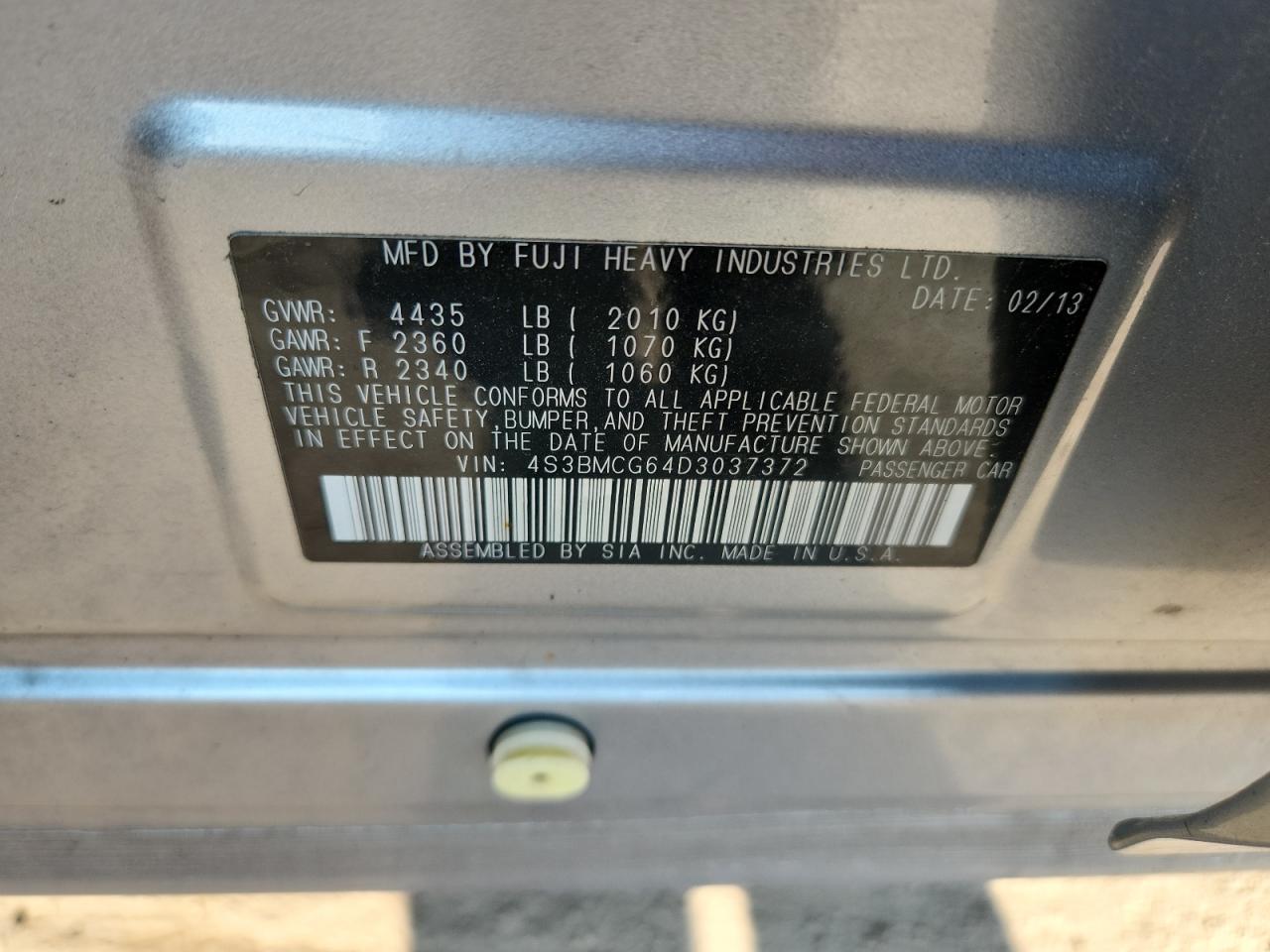 Subaru Legacy 2.5i Premium Image 9