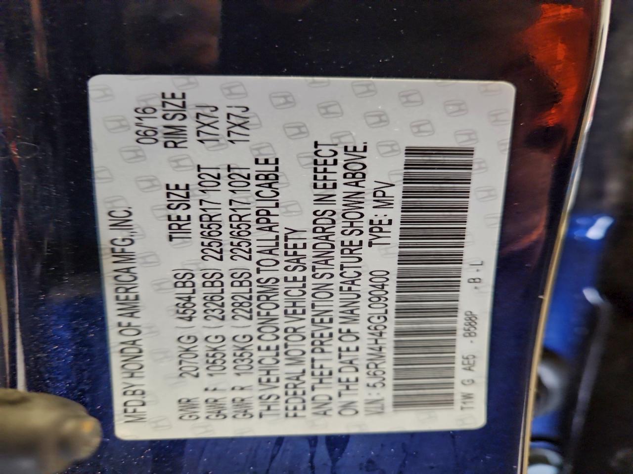 Honda Crv Se Image 13